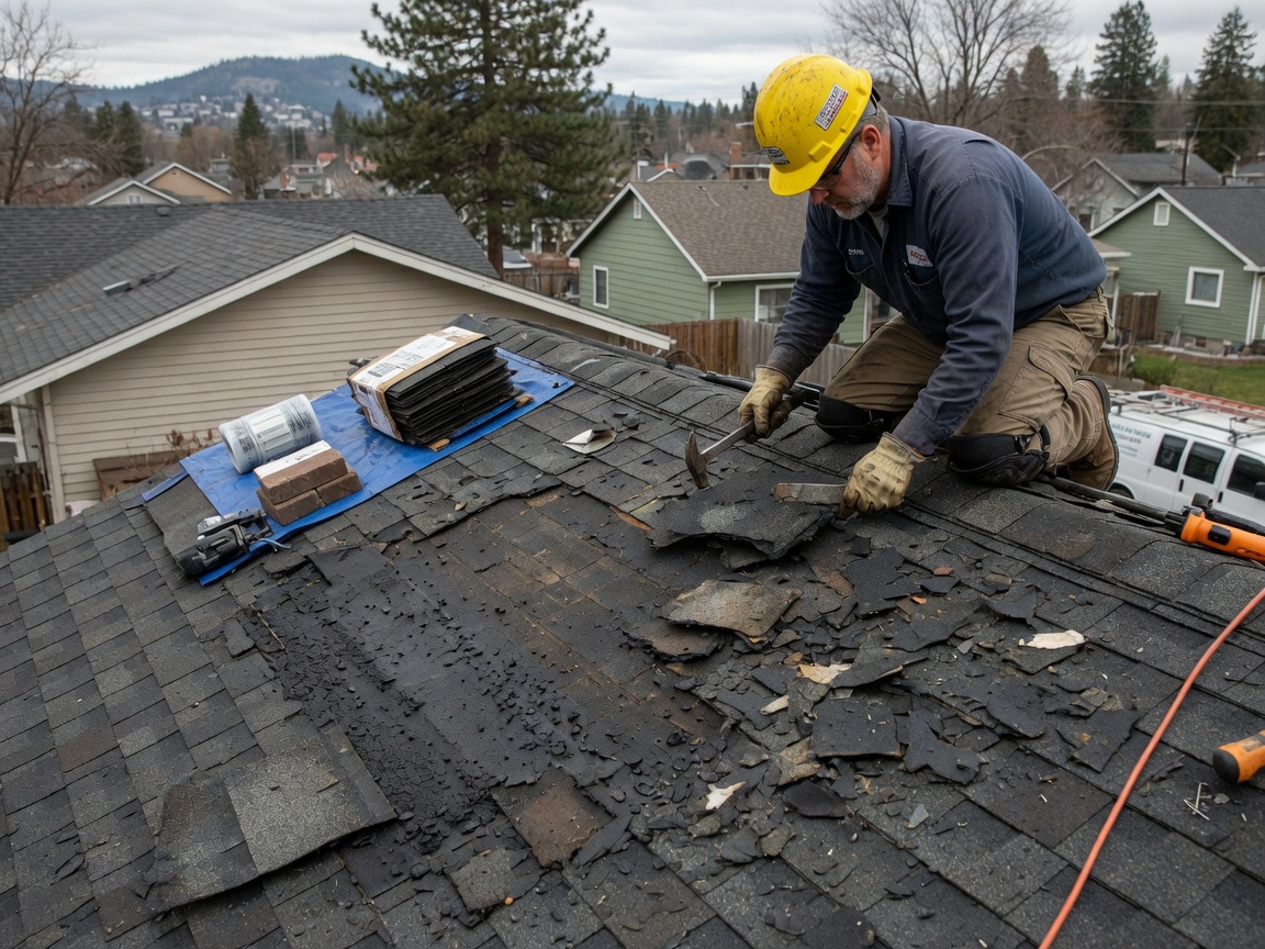Asphalt Shingle Repair in Spokane, WA
