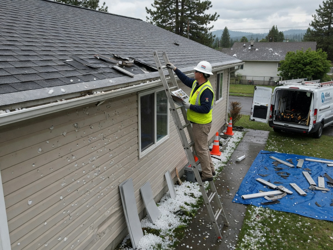 Hail Damage Restoration in Spokane, WA